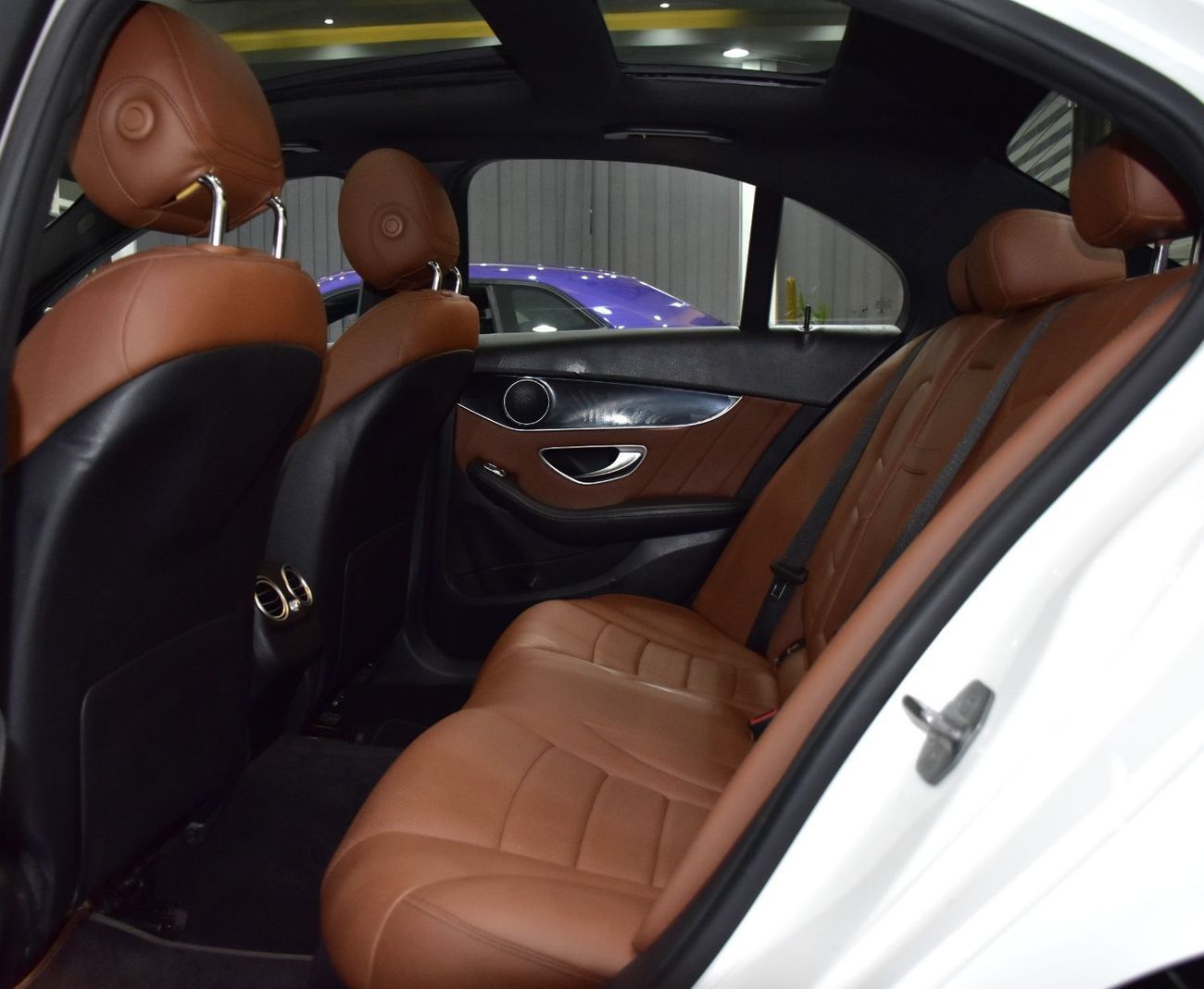 Mercedes Benz C200 . EXCELLENT DEAL for our Mercedes Benz C200 ( 2019 Model ) in White Color GCC Specs