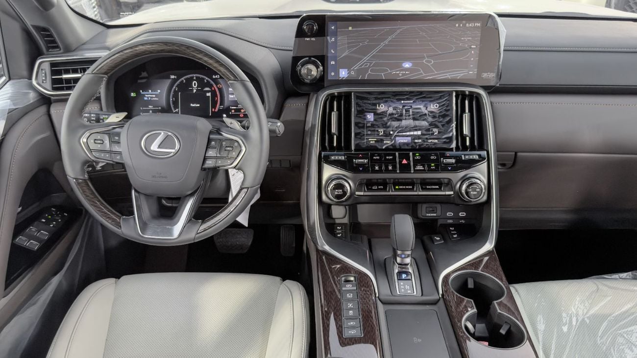 لكزس LX 700h SIGNATURE 2026 Lexus LX700h Signature 3.5L AT Hybrid With Auto park (Gray-Beige)