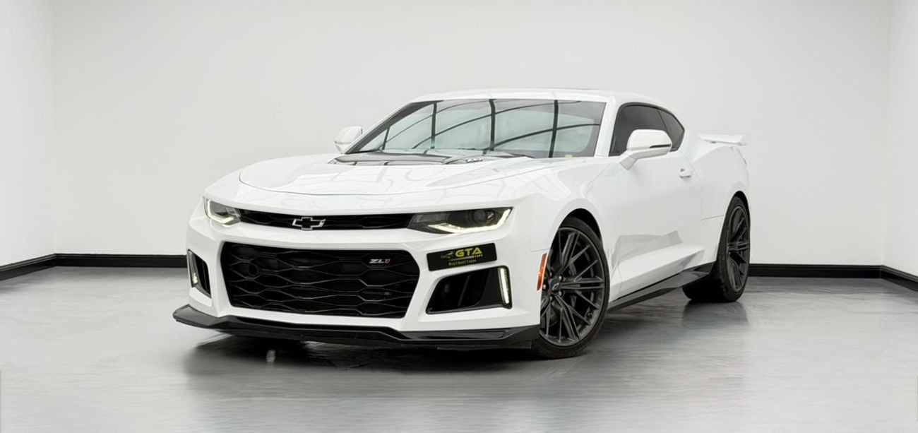 شيفروليه كامارو ZL1 CARBON FIBER شيفروليه كامارو ZL1 موديل 2020، ضمان شيفروليه ساري حتى أغسطس 2030، سجل صيانة كامل من شيفروليه، دول م