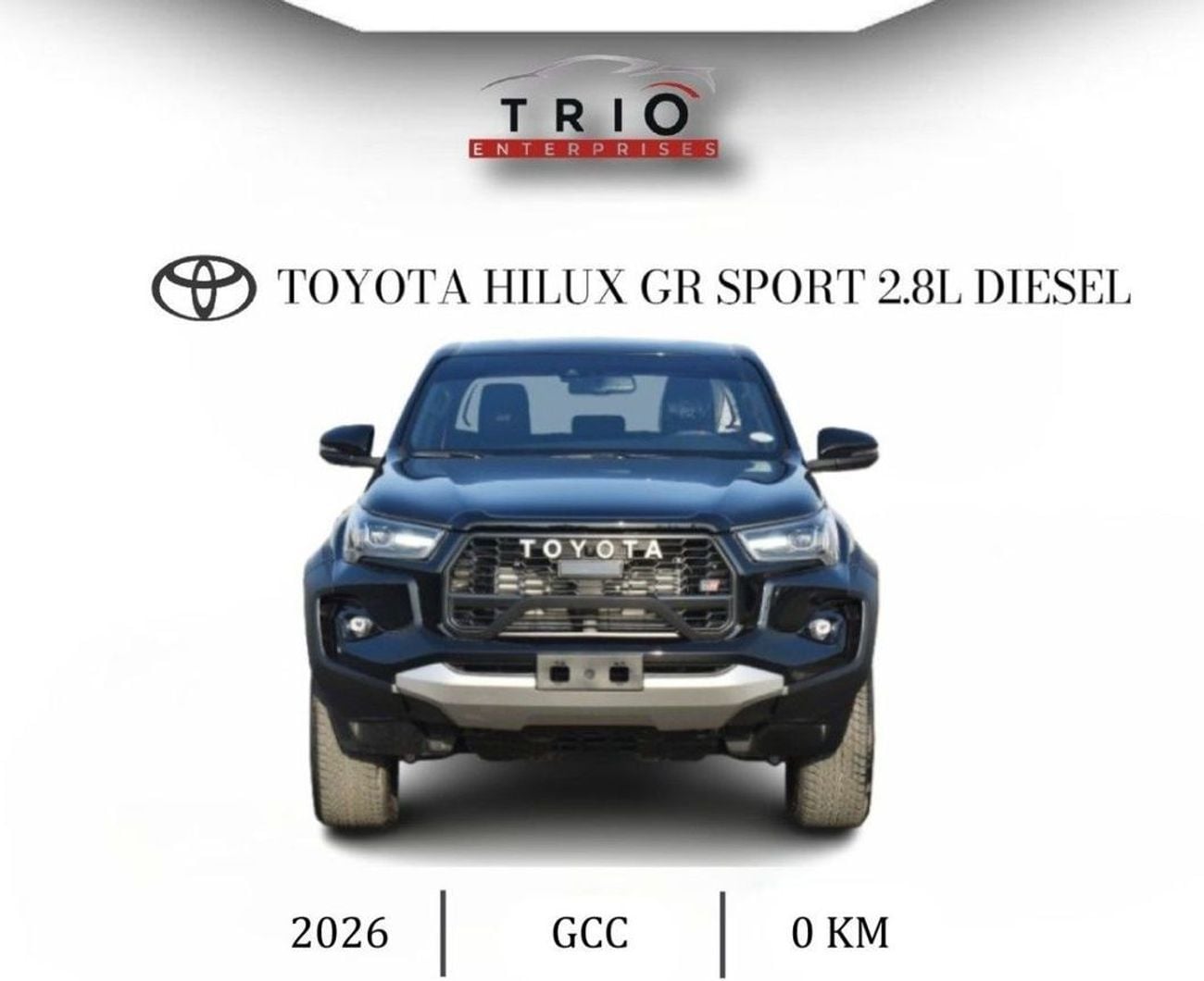 تويوتا هيلوكس GR SPORT TOYOTA HILUX - 2.8L - DSL - AT - 2026 MY