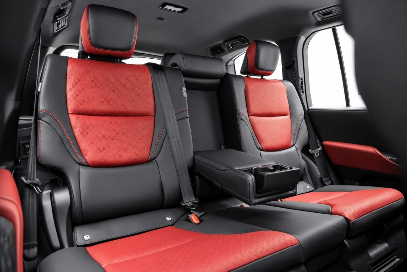 Toyota Land Cruiser GR SPORT 3.5L - Precious White Pearl Inside Black & Red | Export Only