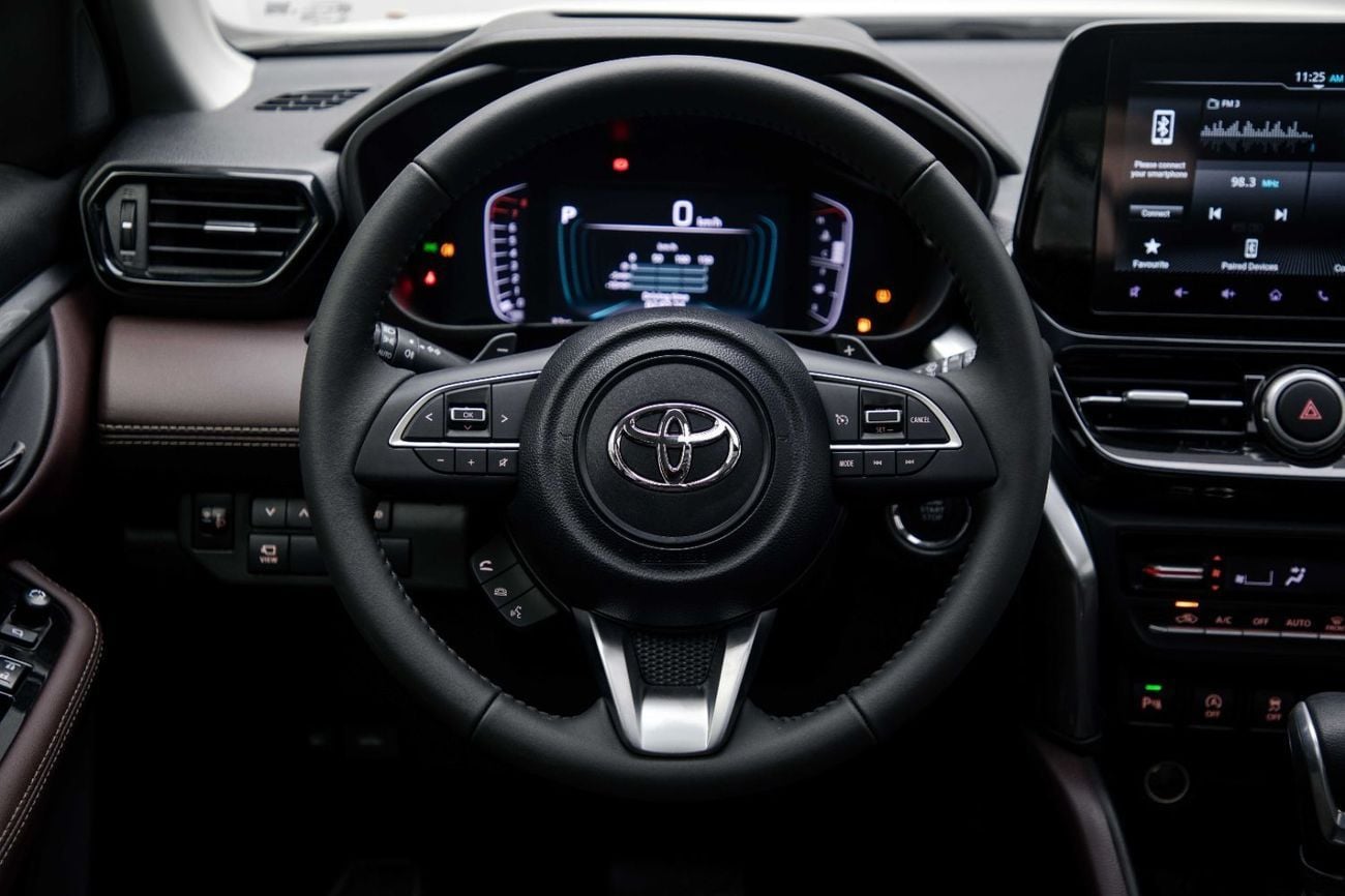 Toyota Urban Cruiser GLX 1.5L - Pearl White and Black Inside Dark Red | Export Only