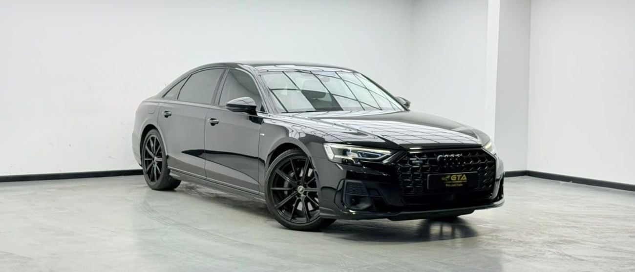Audi A8 L 55 TFSI HIGH SPEC 2024 Audi A8 L S line Black Edition, Audi Warranty+Full Service History, GCC Specs.