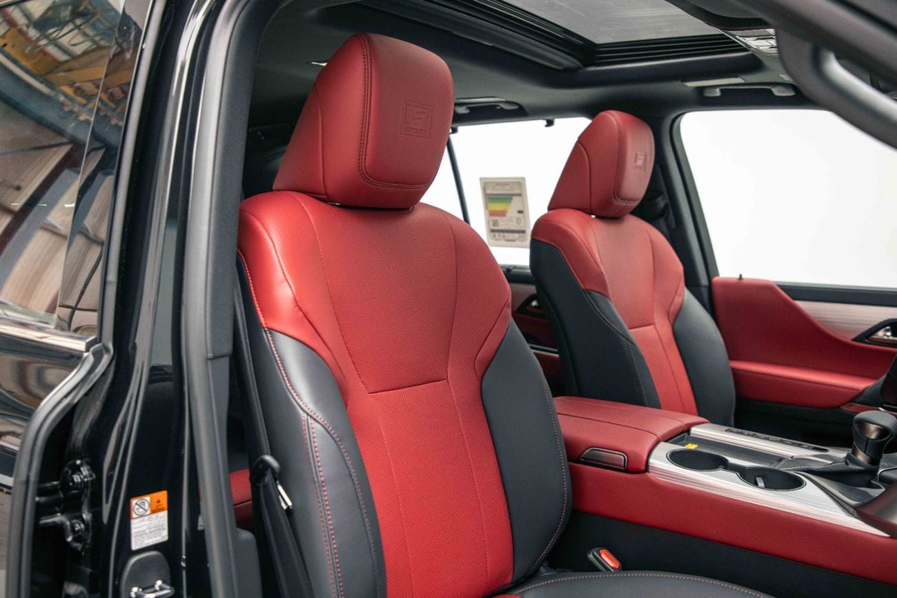 Lexus LX600 F SPORT 3.5L - Graphite Black Inside Flair Red | Export Only