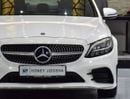 Mercedes Benz C200 . EXCELLENT DEAL for our Mercedes Benz C200 ( 2019 Model ) in White Color GCC Specs
