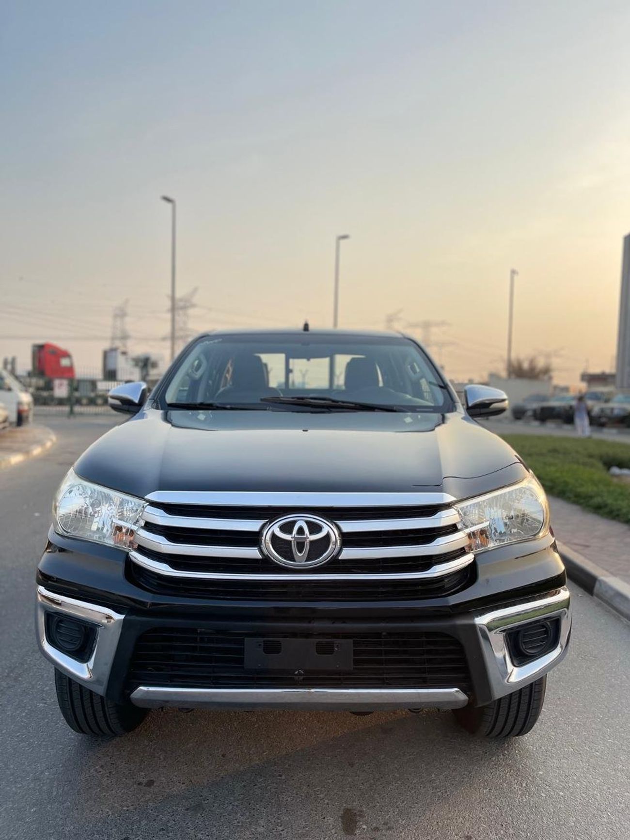 تويوتا هيلوكس GLX Toyota hilux LHD black color petrol engine