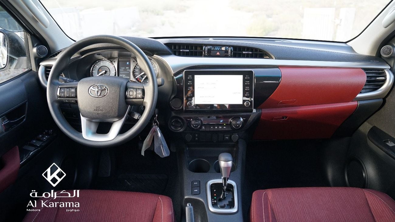 تويوتا هيلوكس GLX 2.4L | Automatic Transmission - Bed Liner - 4x4 - Rear Camera | GCC