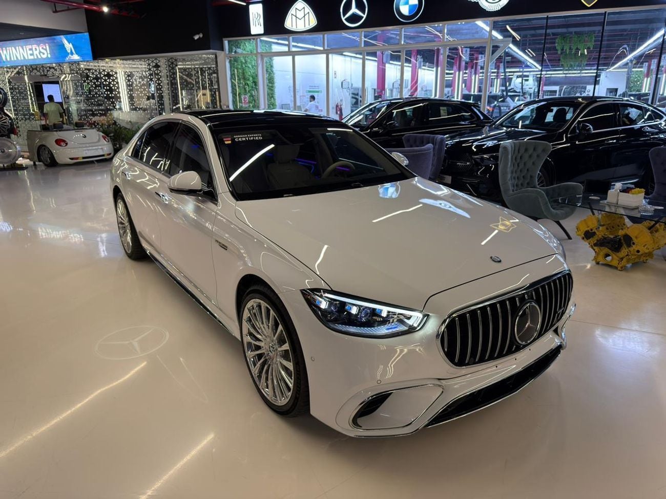 مرسيدس بنز S 63 AMG E PERFORMANCE Brand New -3 YEARS WARRANTY 100,000KM