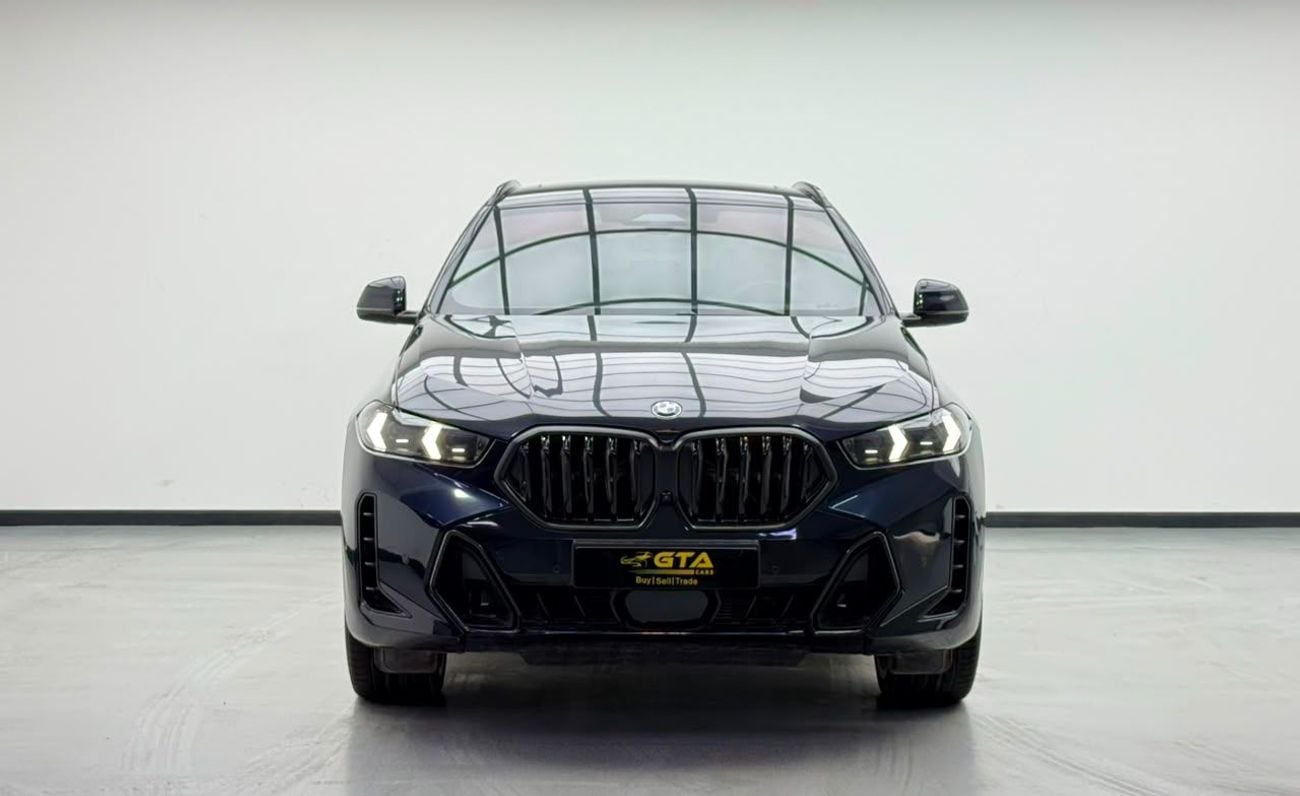 BMW X6 XDRIVE40I M SPORT 2024 BMW X6 xDrive40i M-Sport PRO, 2028 BMW Warranty + Service Pack, Full BMW Service History, GCC