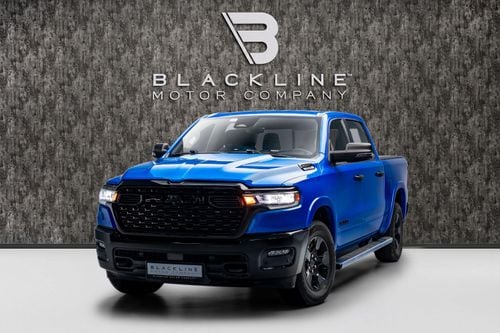 RAM 1500 BIGHORN CREW CAB BUY NOW, PAY 2027 | THE BLACKLINE STANDARD | 2029 Agency Warranty + Service Contract, GCC