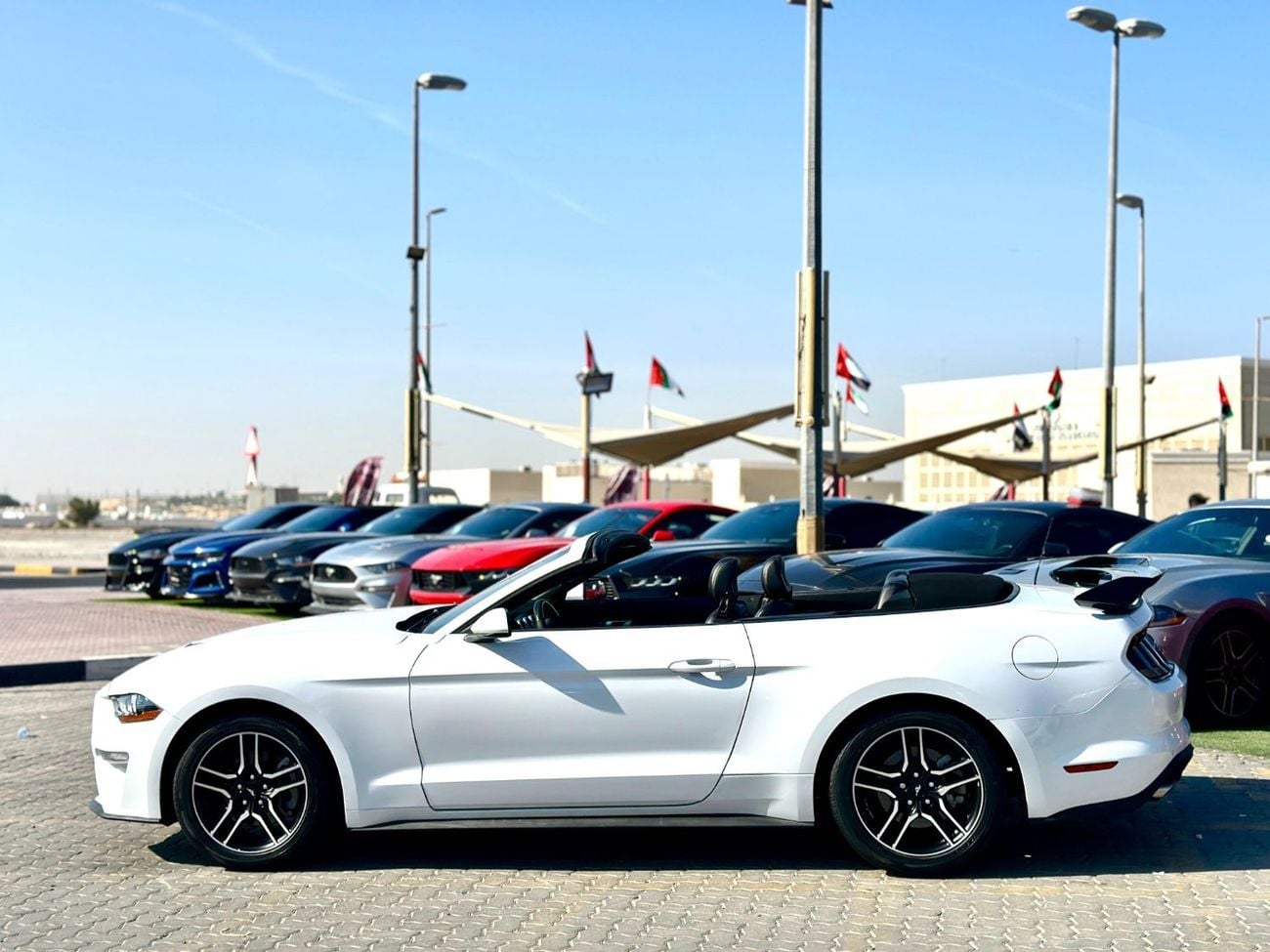 Ford Mustang ECOBOOST CONVERTIBLE Convertible | Monthly 1300/- | 0% DP | Fog Lights | Blindspot | # 05660
