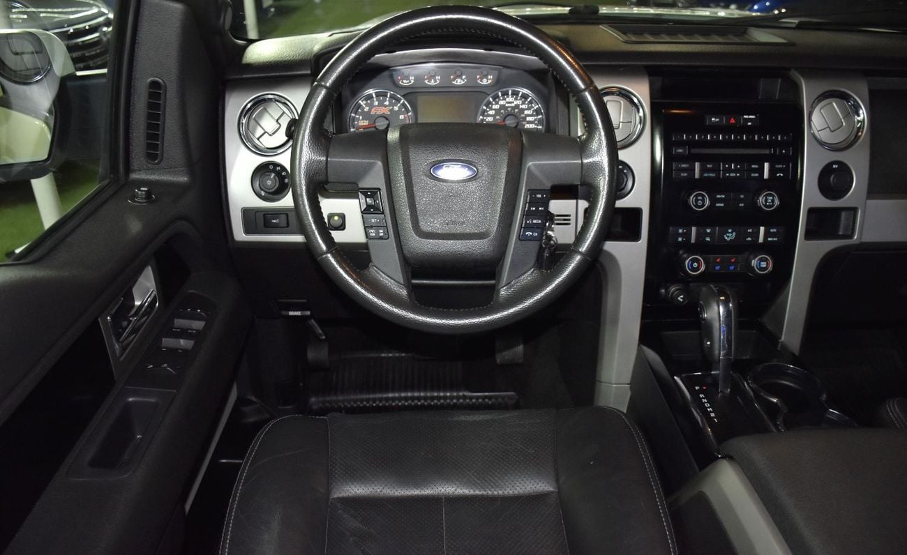 Ford F-150 FX4 SUPER CAB BLACK ALY EXCELLENT DEAL for our Ford F150 FX4 ( 2012 Model ) in White Color GCC Specs