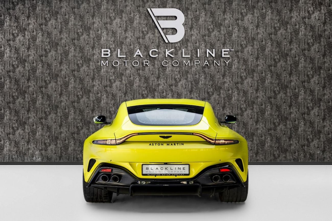 Aston Martin Vantage STANDARD BUY NOW, PAY 2027 | THE BLACKLINE STANDARD | Aston Martin Warranty + Service, GCC, Low KMs