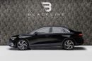 Audi A3 35 TFSI ADVANCED BUY NOW, PAY LATER | THE BLACKLINE STANDARD | 2028 Audi Warranty and Service Contract