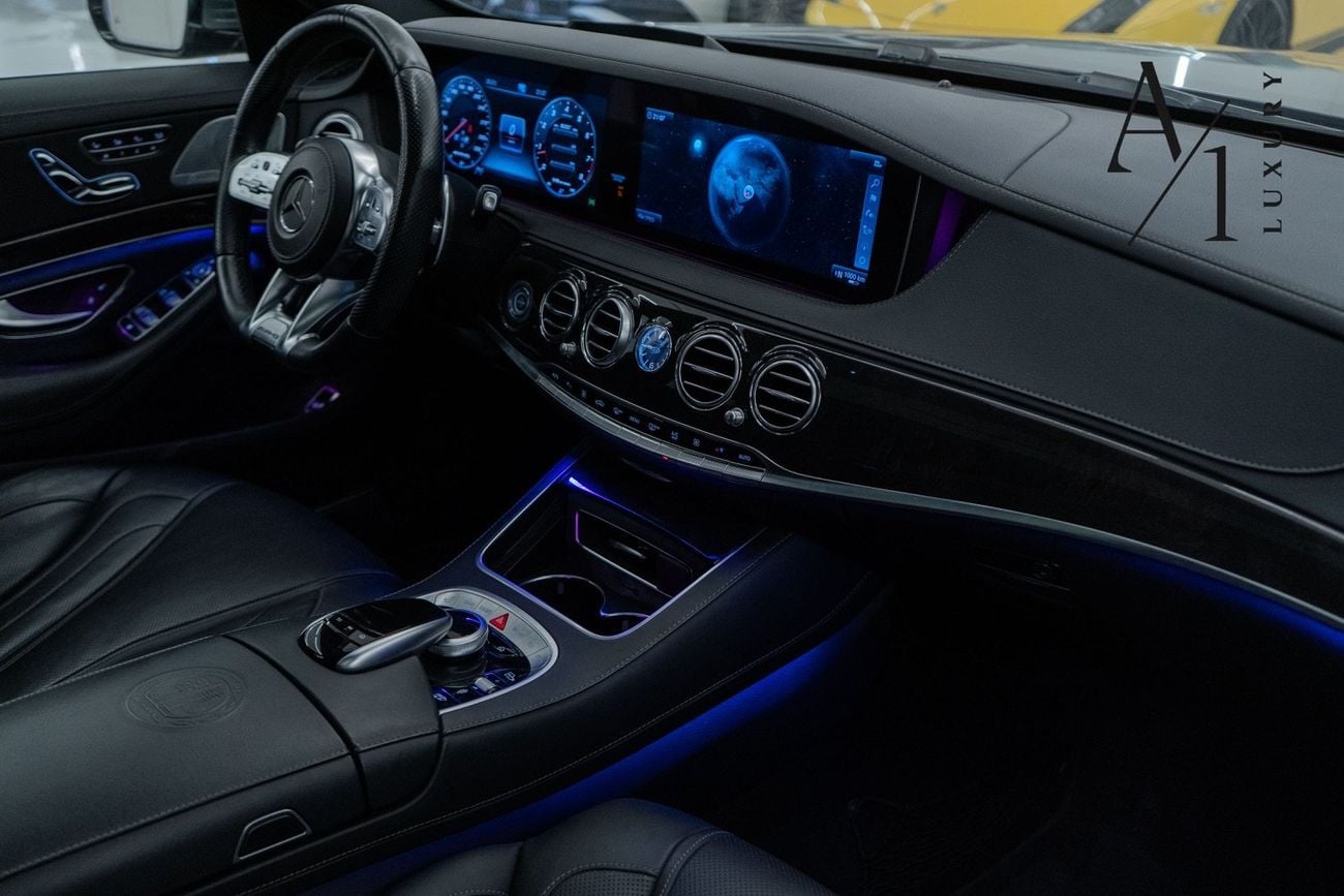 مرسيدس بنز S 63 AMG ستاندارد Std 4.0L (604 HP) 2018 Mercedes Benz S63 AMG 4MATIC, Warranty, Fully Loaded, Excellent Condition