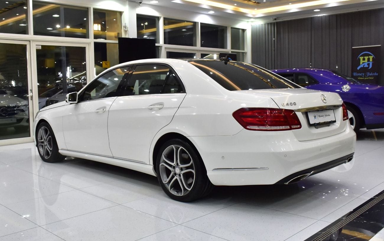 مرسيدس بنز E 400 STANDARD EXCELLENT DEAL for our Mercedes Benz E400 Hybrid ( 2014 Model ) in White Color Japanese Specs