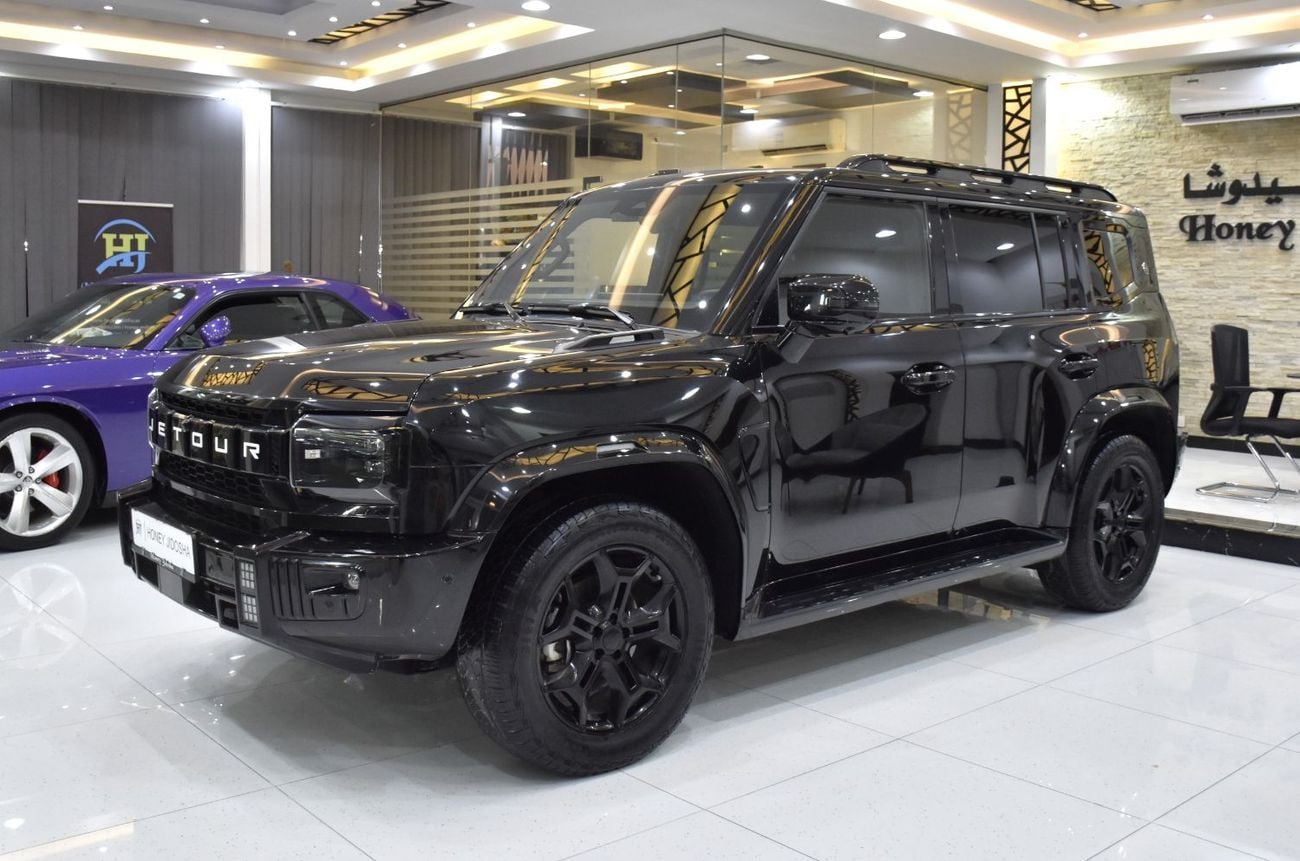جيتور T2 LUX عرض ممتاز على دراجة Jetour T2 XWD (موديل 2024) باللون الأسود وبمواصفات صينية