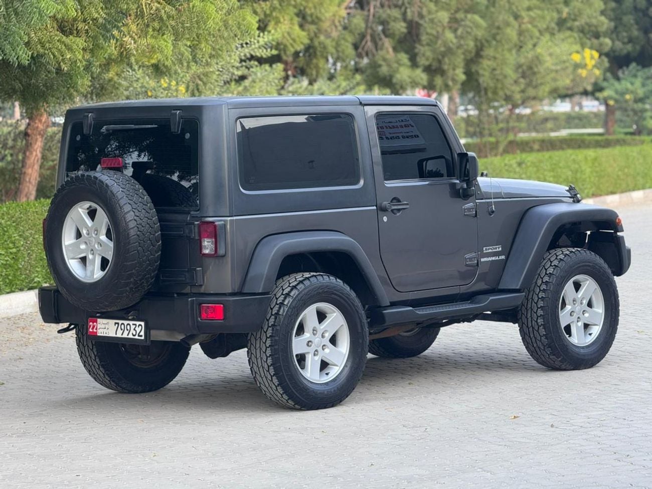 Jeep Wrangler SPORT Gulf specification, original paint, 6-cylinder, four-wheel drive