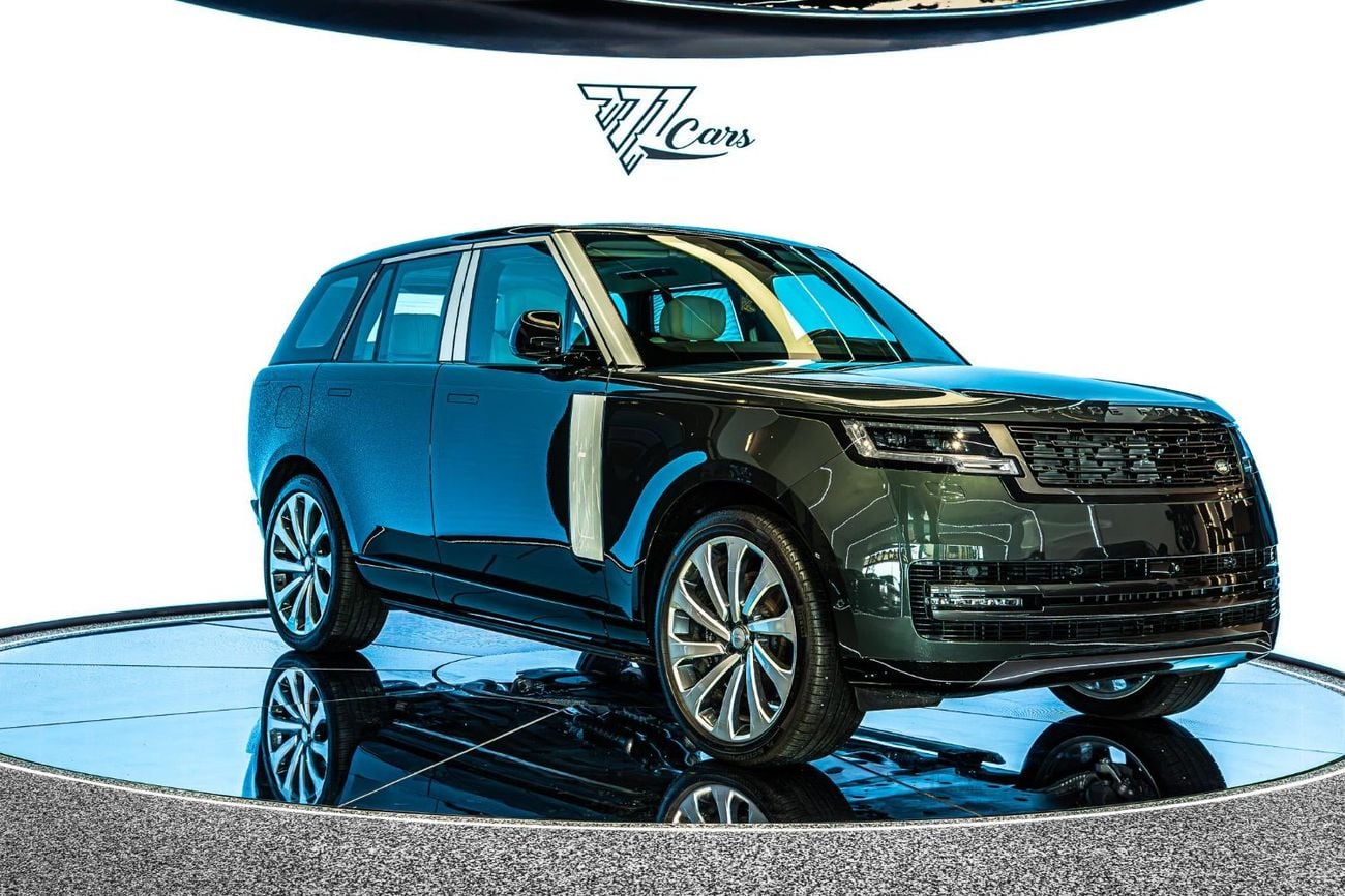 لاند روفر رينج روفر AUTOBIOGRAPHY P530 | Belgravia Green | Black Roof | White Interior | Shadow Exterior Package | GCC Specs