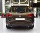 فولكس واجن طوارق SEL EXCELLENT DEAL for our Volkswagen Touareg ( 2015 Model ) in Brown Color GCC Specs