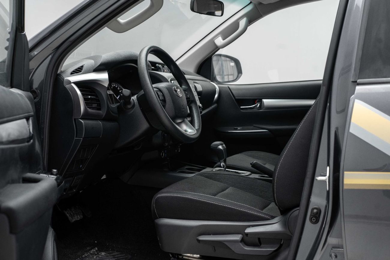 Toyota Hilux GLX 2.4L Diesel - Grey Metallic Inside Black | Export Only