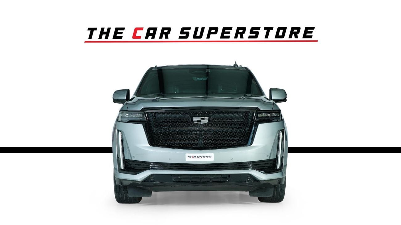 Cadillac Escalade SPORT 600 Sport-GCC-7 Seats-Full Service History With Dealer-Black Pack-Captain Seats