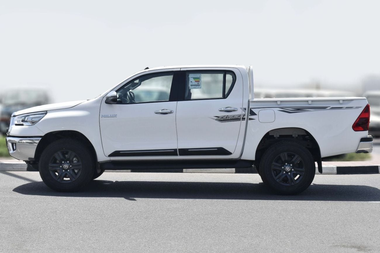Toyota Hilux SGLX 2025 MODEL:TOYOTA-HILUX 4X4 2.7 MT DC DISPLAY AUDIO AUTO & RR AC, W/O BEDLINER MATERIAL CODE: