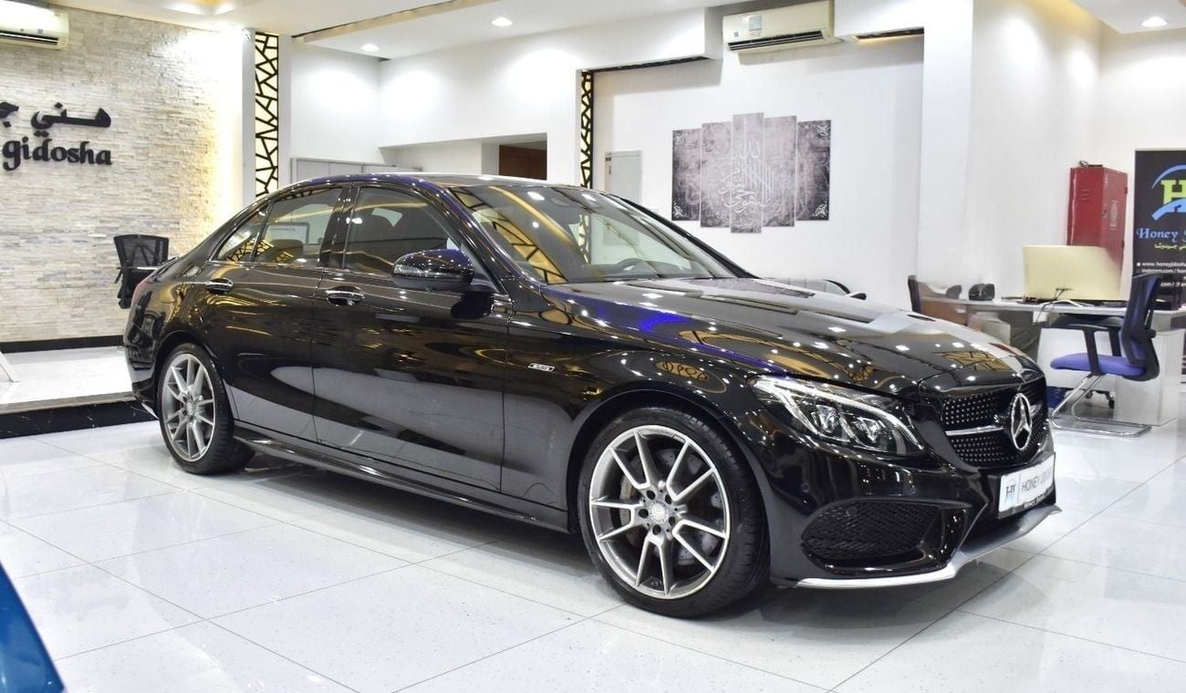 Mercedes Benz C450 EXCELLENT DEAL for our Mercedes Benz C450 4Matic ( 2016 Model ) in Black Color GCC Specs
