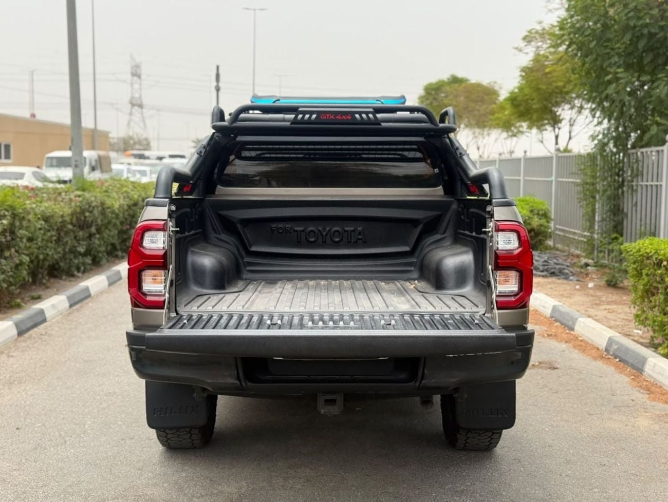 Toyota Hilux GR SPORT 2023 | 2.8L DIESEL | AT | RHD | HEAVY BULL BAR WITH LED LIGHTS | ROOF MOUNTED LED LIGHTS | HEAVY GTK