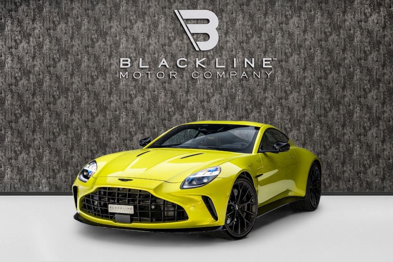 Aston Martin Vantage STANDARD BUY NOW, PAY 2027 | THE BLACKLINE STANDARD | Aston Martin Warranty + Service, GCC, Low KMs