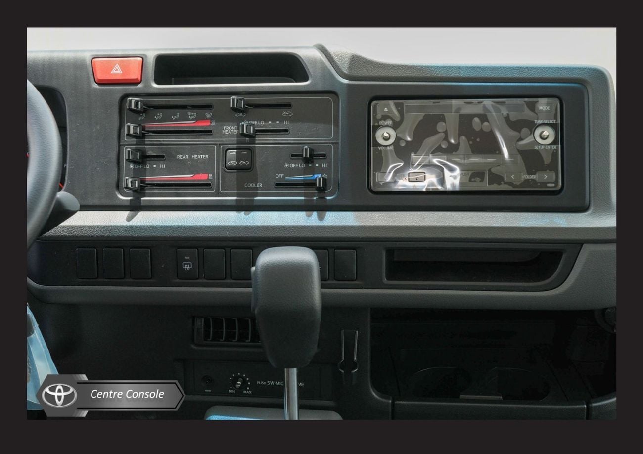 تويوتا كوستر TOYOTA COASTER 2.8L 23-STR H/R MID A/T DSL 2025 Export Only