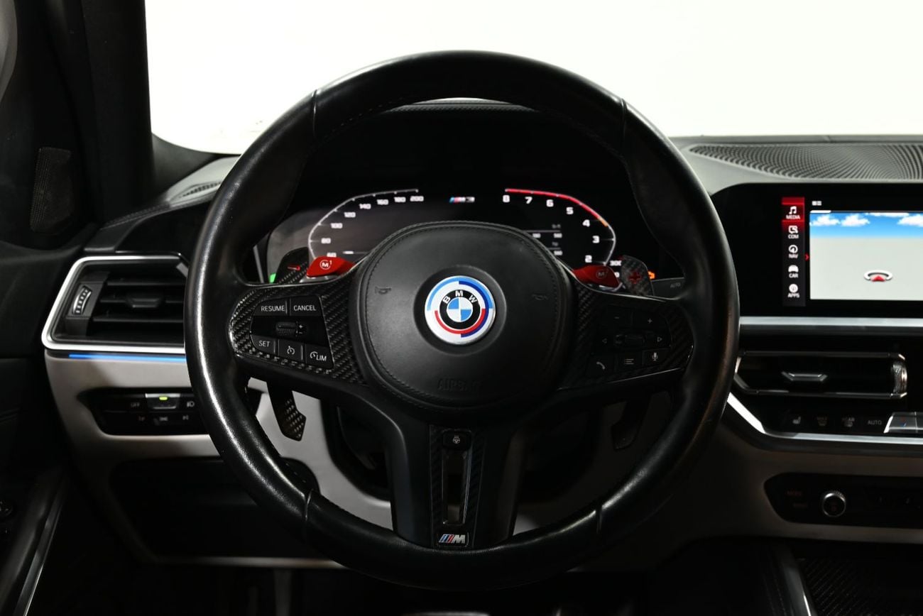 بي أم دبليو M3 كومبيتيشن سيارة BMW M3 كومبيتشن موديل 2021، سجل صيانة كامل، ضمان لمدة عام، عداد كيلومترات منخفض