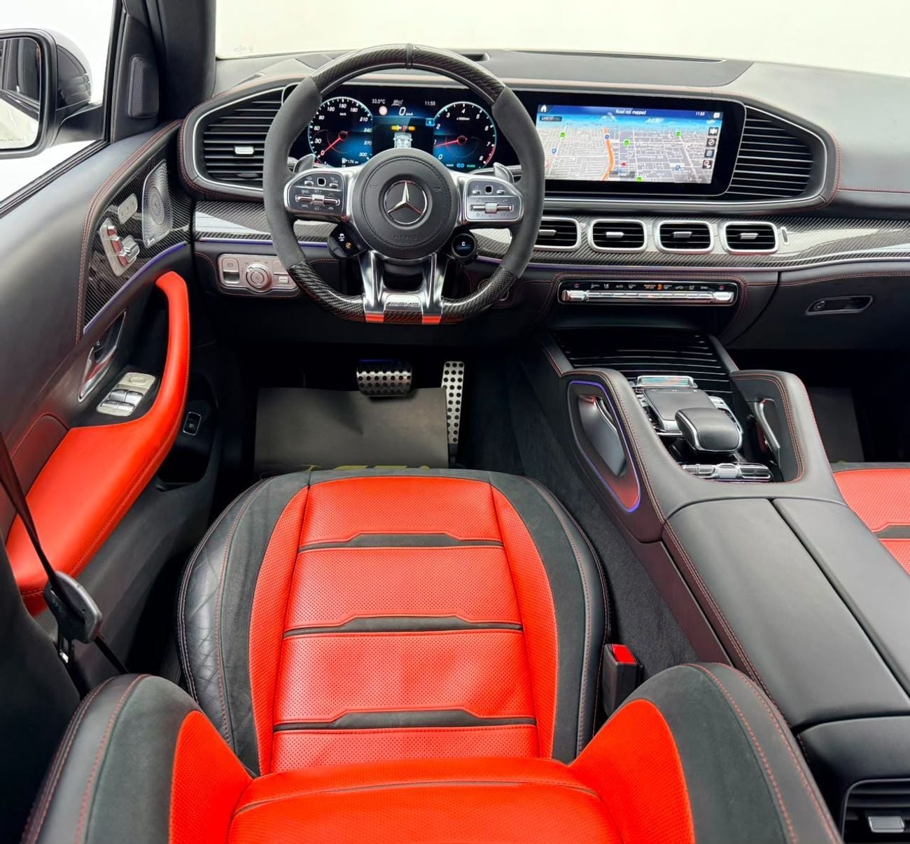 Mercedes Benz GLE 63 AMG S 2021 Mercedes Benz GLE 63 Coupe, Warranty, Carbon Fiber Interior, Excellent Condition, GCC