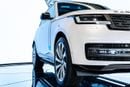 لاند روفر رينج روفر Autobiography P530 | Pearl White | Black Roof | Burgundy Interior | Shadow Exterior Package | GCC Sp