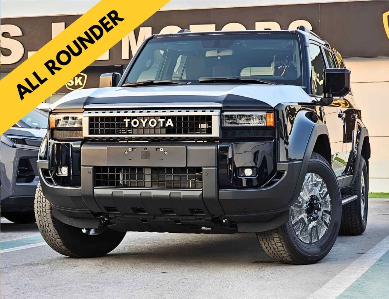Toyota Prado TURBO ALL ROUNDER || 2.4L PETROL V4 | SUNROOF | DIFF-LOCK | RR CAMERA | ALLOY WHEELS | SQUARE LIGHTS