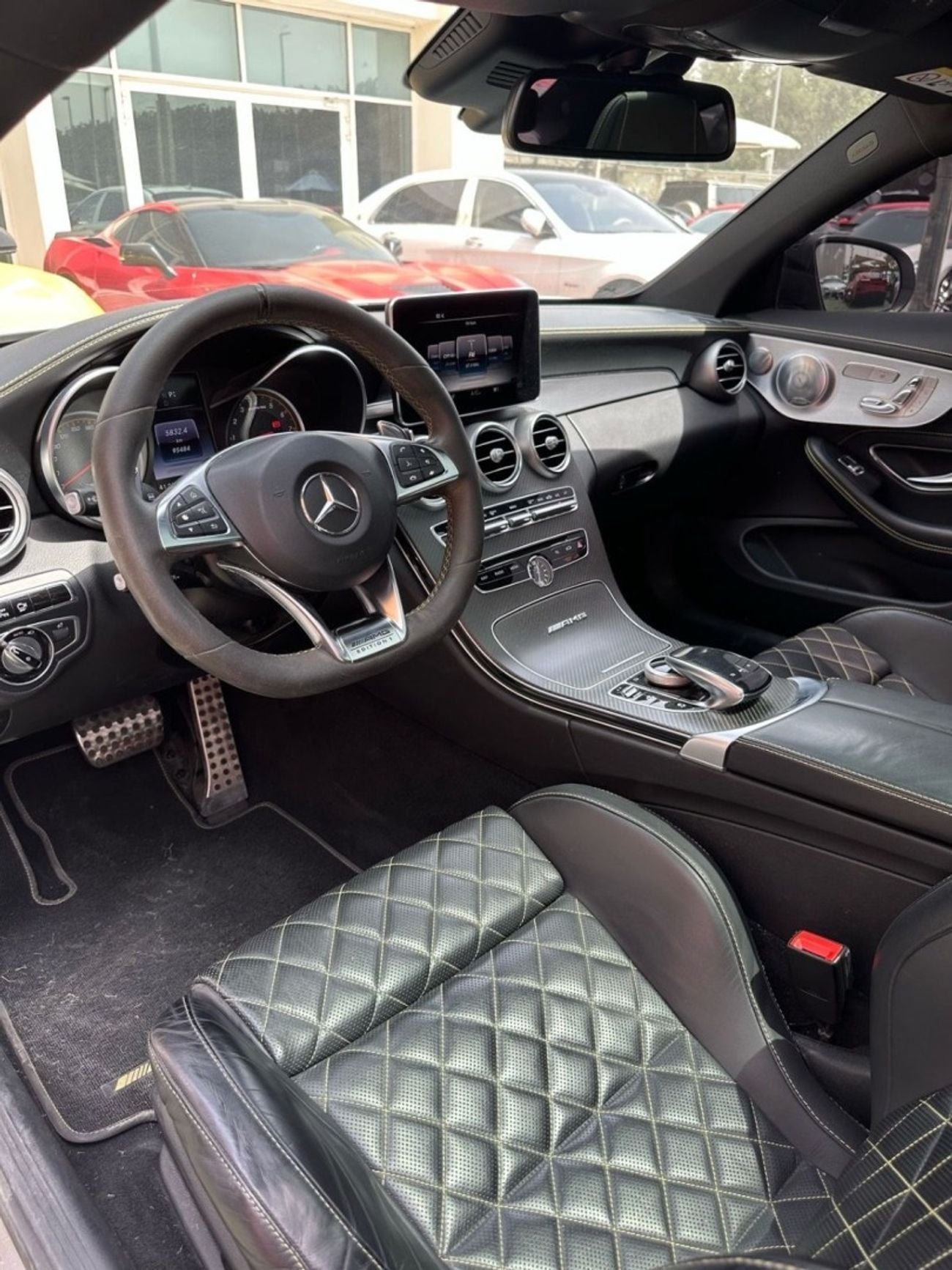 مرسيدس بنز C 63 كوبيه MERCEDES BENZ Gcc 2017 Edition 1 Original paint
