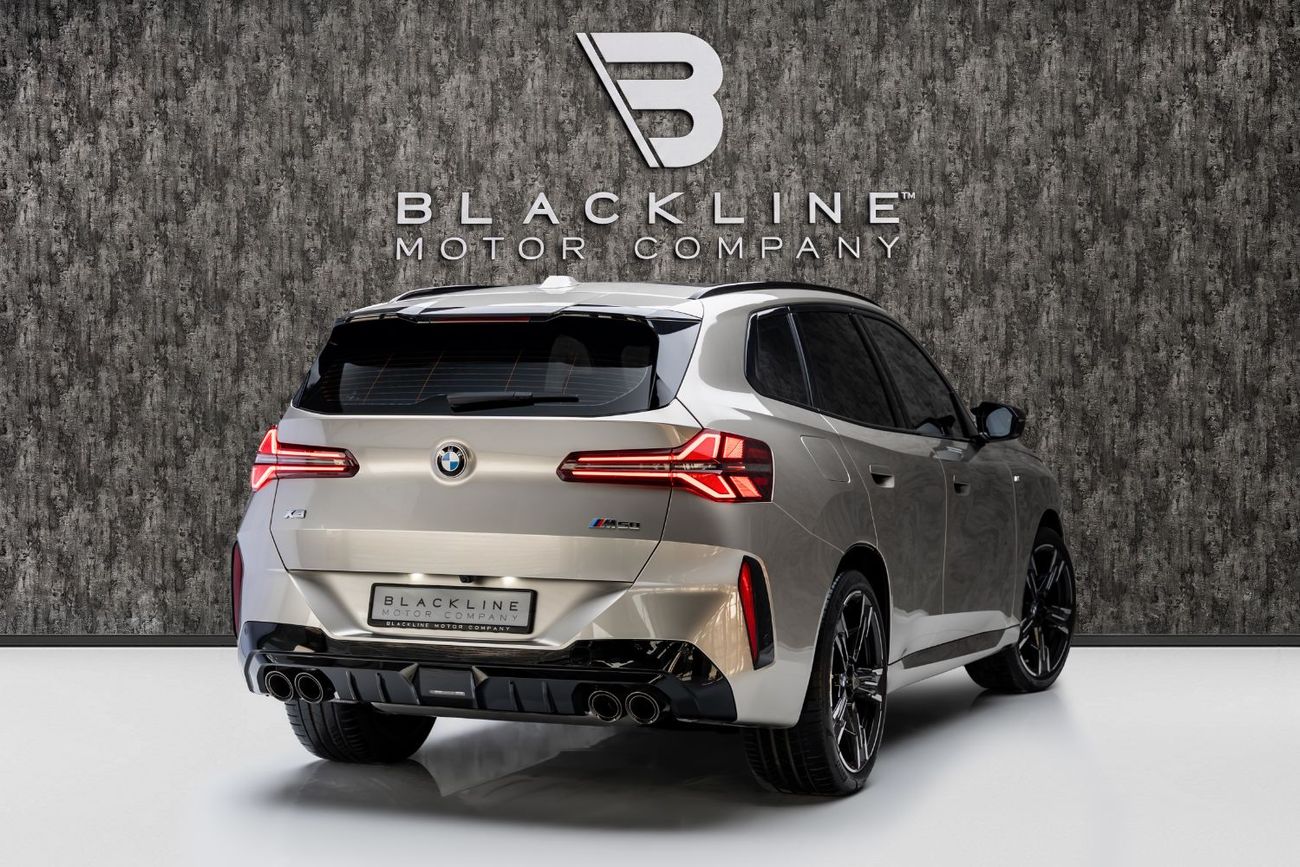 بي أم دبليو X3 M50 XDRIVE اشترِ الآن، وادفع في عام 2027 | معيار بلاك لاين | ضمان بي إم دبليو 2030 + عقد خدمة