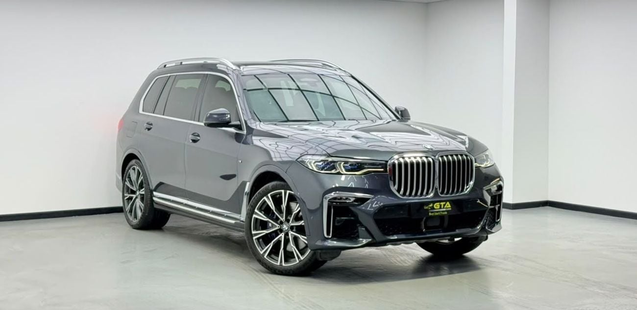 بي أم دبليو X7 50i M SPORT بي إم دبليو X7 xDrive50i M-Sport موديل 2019، مع ضمان، وسجل صيانة كامل لدى بي إم دبليو، 7 مقاعد، كامل