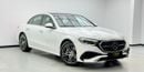 مرسيدس بنز E300 AMG 2025 Mercedes Benz E300 4Matic, Warranty, Delivery Kms, Fully Loaded, Excellent Condition