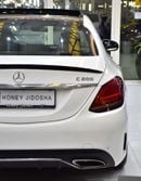 Mercedes Benz C200 . EXCELLENT DEAL for our Mercedes Benz C200 ( 2019 Model ) in White Color GCC Specs