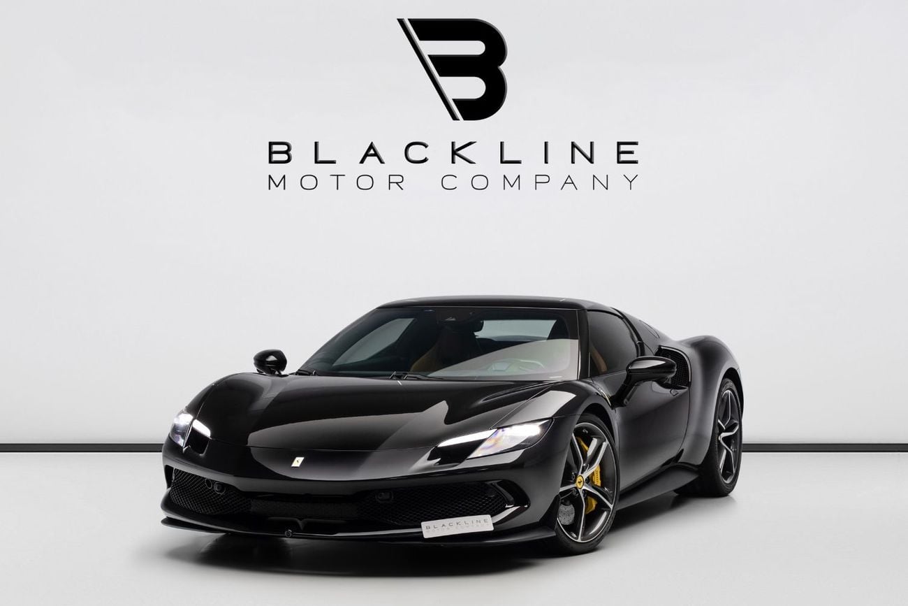فيراري 296 GTB GTB BUY NOW, PAY 2027 | THE BLACKLINE STANDARD | Warranty, Ferrari Service Contract, Low KMs, GCC