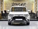 ميتسوبيشي آوتلاندر GLX HIGHLINE FABRIC عرض ممتاز لسيارة ميتسوبيشي أوتلاندر رباعية الدفع (موديل 2021) باللون الأبيض بمواصفات خليجية