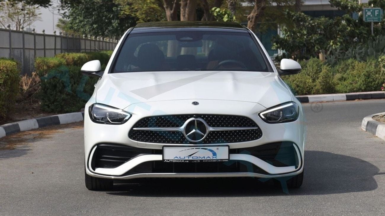 مرسيدس بنز C 200 PREMIUM AMG 1.5T RWD GCC 0KM With 2 Years Unlimited Mileage Warranty
