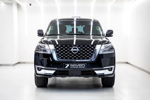 نيسان باترول LE TITANIUM TITANIUM | V8 | GCC | WARRANTY AND CUSTOMER SERVICE | EXCELLENT CONDITION