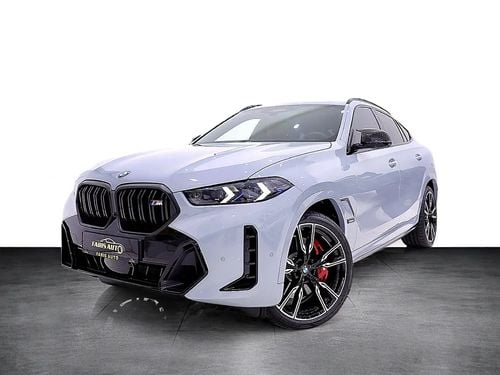 بي أم دبليو X6 M60i GCC SPECIAL NARDO GRAY -CARBON PACKAGE + 5 YEARS WARRANTY + SERVICE + Brake service