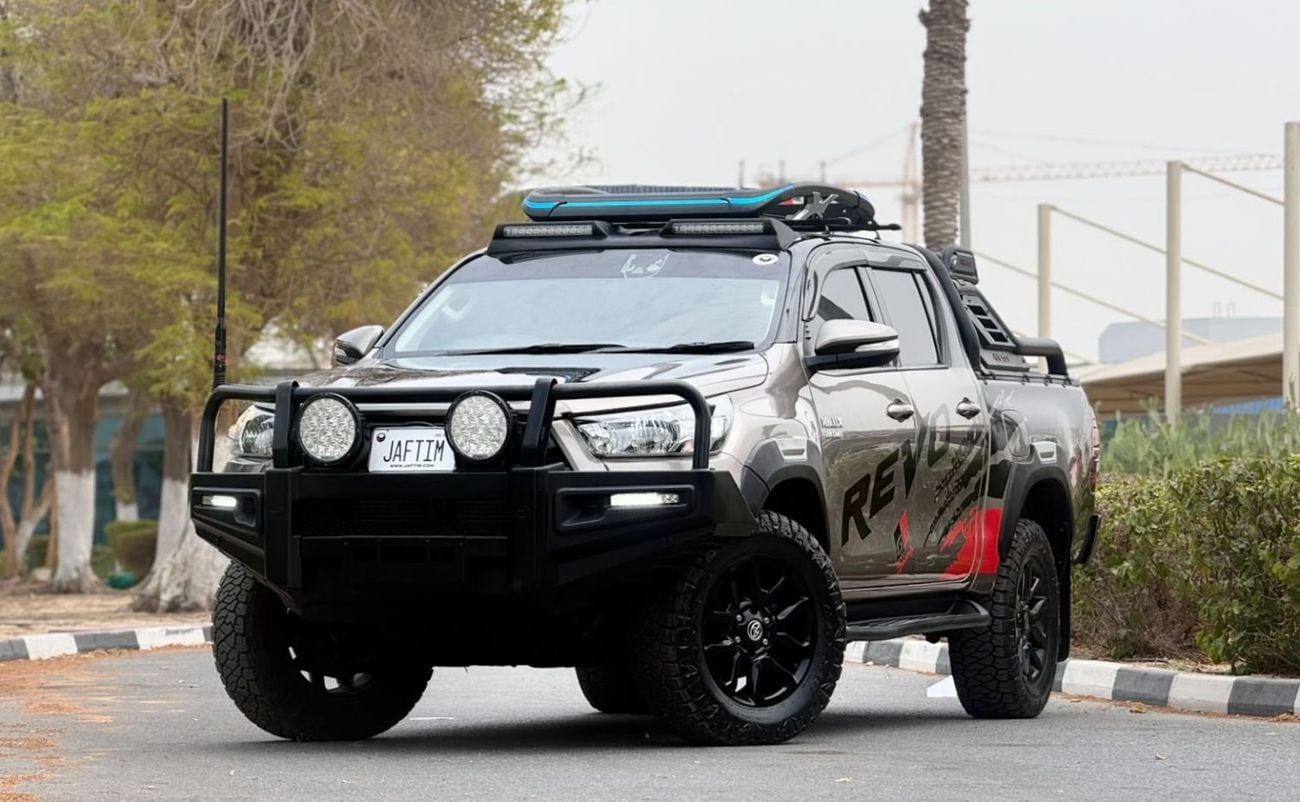 Toyota Hilux GR SPORT 2023 | 2.8L DIESEL | AT | RHD | HEAVY BULL BAR WITH LED LIGHTS | ROOF MOUNTED LED LIGHTS | HEAVY GTK