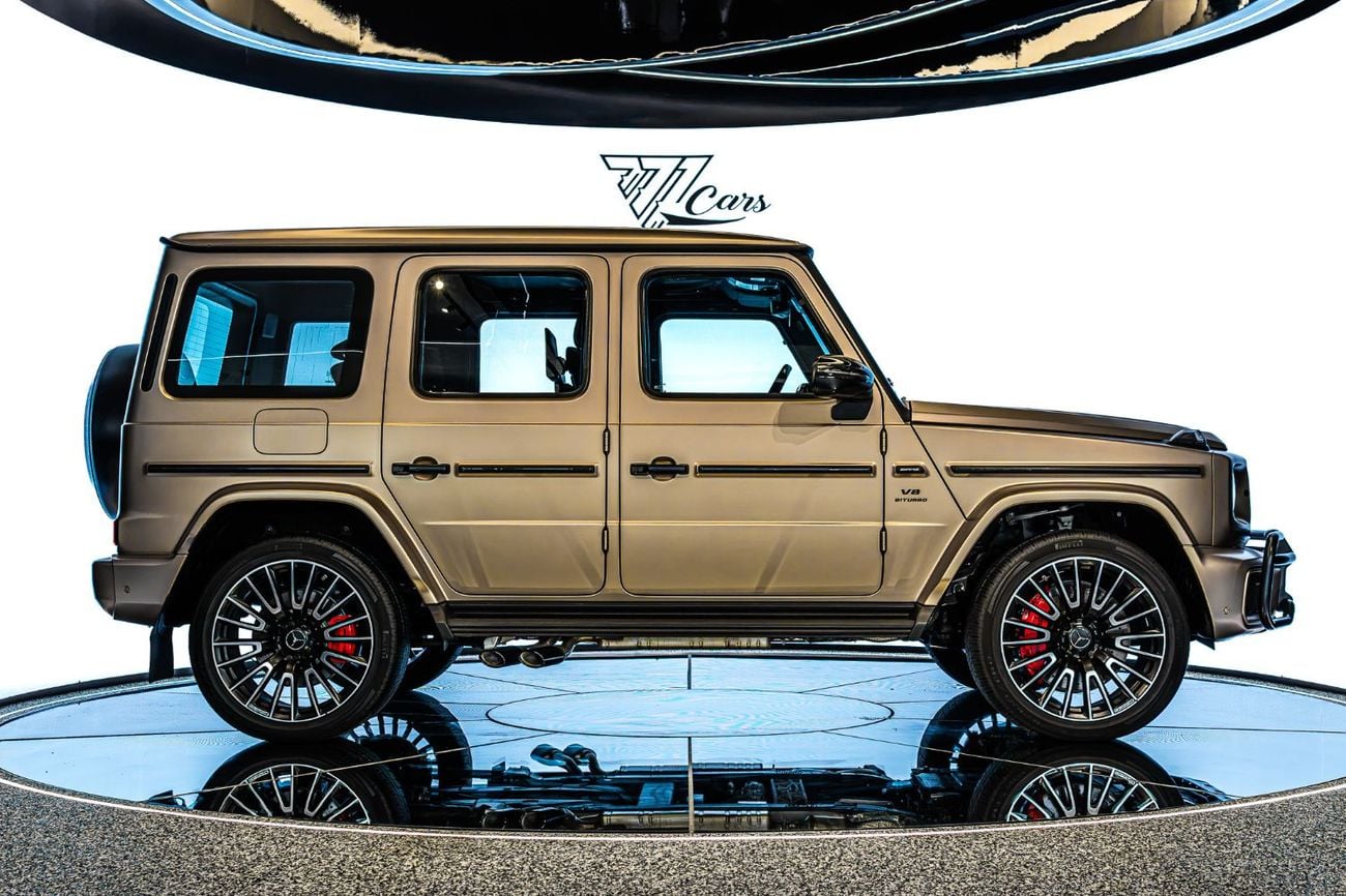 Mercedes Benz G63 AMG STANDARD Double Night Package | MANUFAKTUR Kalahari Gold Magno | GCC Specs | Gargash Warranty