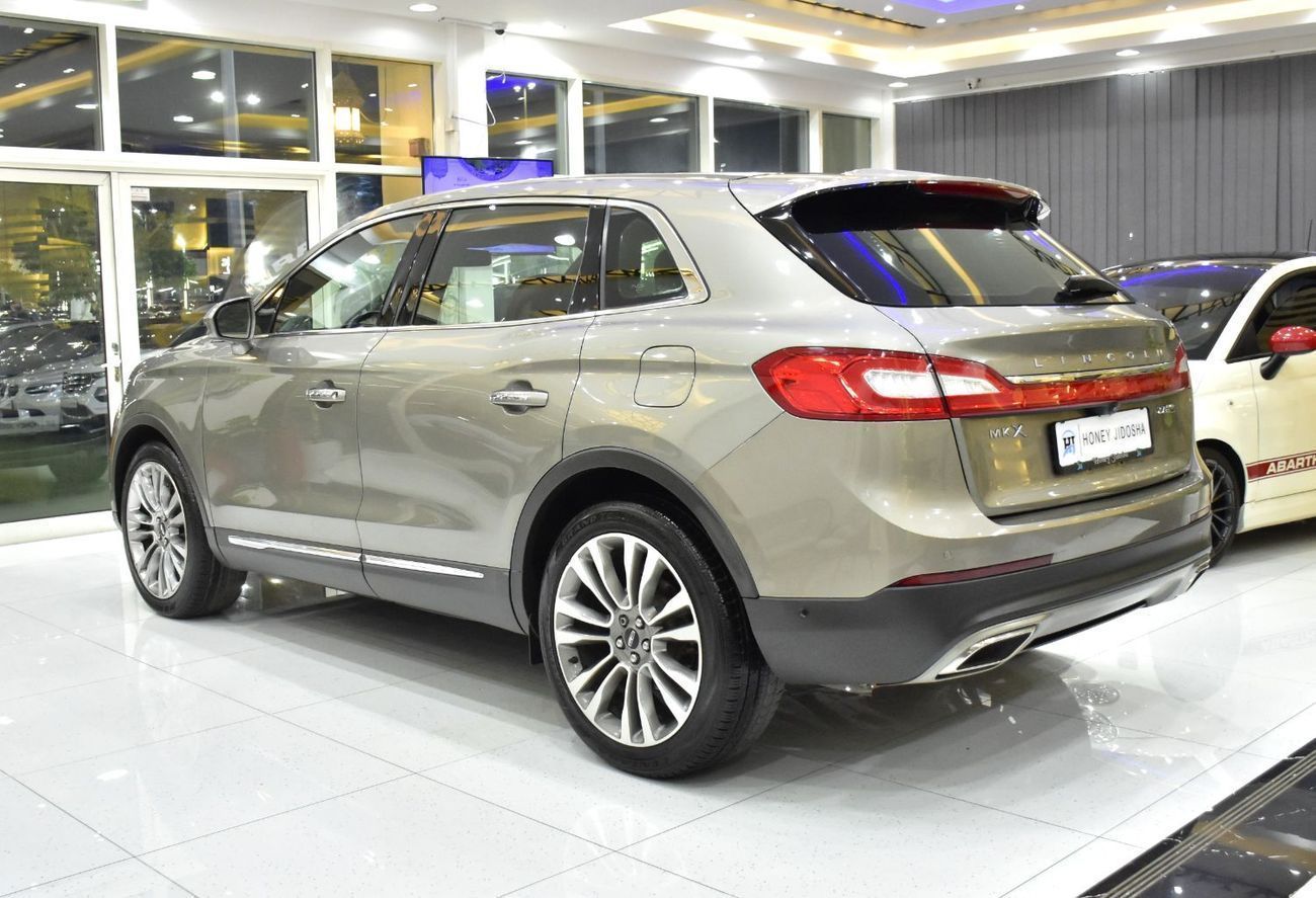 Lincoln MKX RESERVE EXCELLENT DEAL for our Lincoln MKX 2.7 ECOBoost AWD ( 2016 Model ) in Beige Color GCC Specs