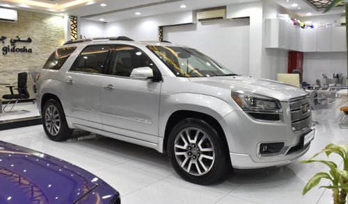 GMC Acadia DENALI EXCELLENT DEAL for our GMC Acadia Denali AWD ( 2014 Model ) in Silver Color GCC Specs