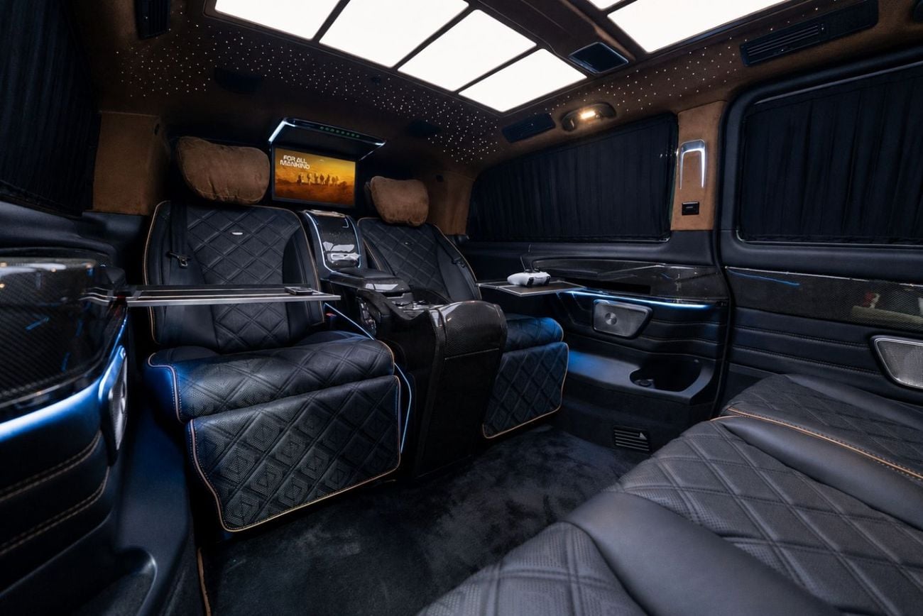 Mercedes Benz V300 VLINE VIP EDITION NEW ARRIVAL 2026 MODEL VIP MERCEDES GCC V300 with ADDITIONAL REAR AC - 2 Years Warranty by VLINE